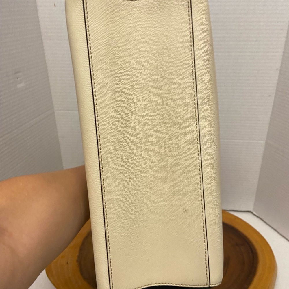 Kate Spade Cream Color Block Handbag - Picture 5 of 14